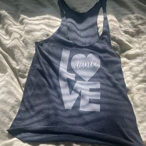 A Grey Loose Fit Tank Top